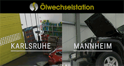Desktop Screenshot of oelwechselstation.de