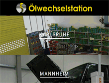 Tablet Screenshot of oelwechselstation.de